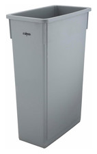 Trash Can Slim Narrow Commercial Waste Container Bin 23 Gallon Choose Your Color