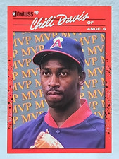 1990 Leaf Donruss MVP Chili Davis #BC-20 California Angels