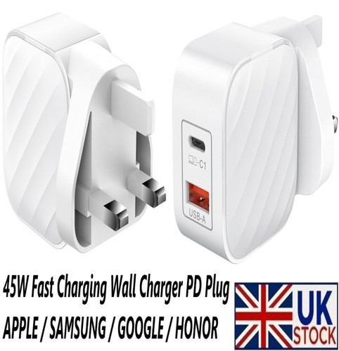 Mural Chargeur Alimentation 45W Rapide de Prise Pour Xiaomi Redmi 14C Note 14 - Photo 7 sur 29