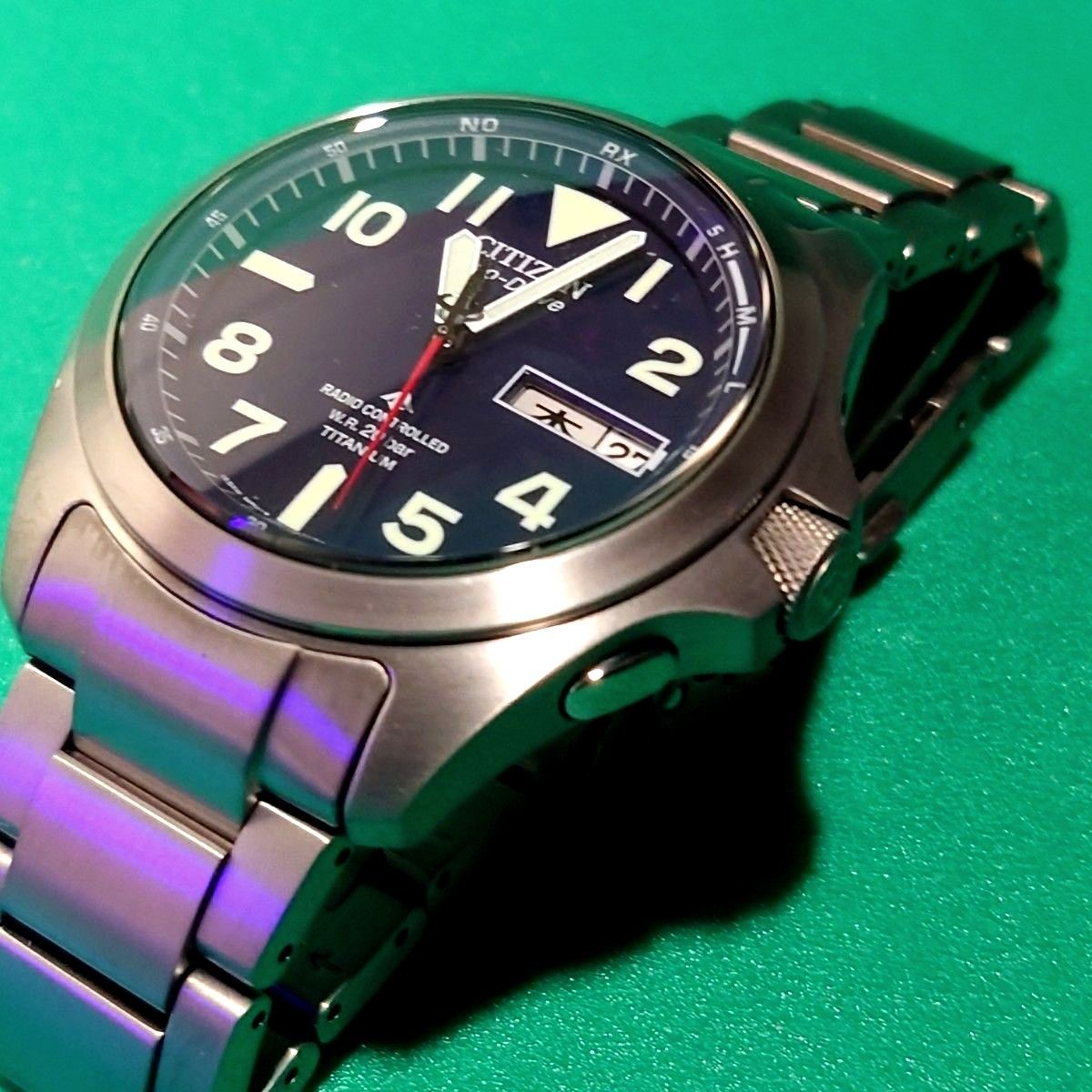 Citizen Promaster LAND Eco-Drive Radio Watch AT6080-53L Titanium