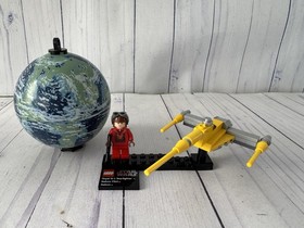 Lego # 9674 ~ Star Wars Naboo Starfighter & Naboo w/ Minifig ~ No Instructions
