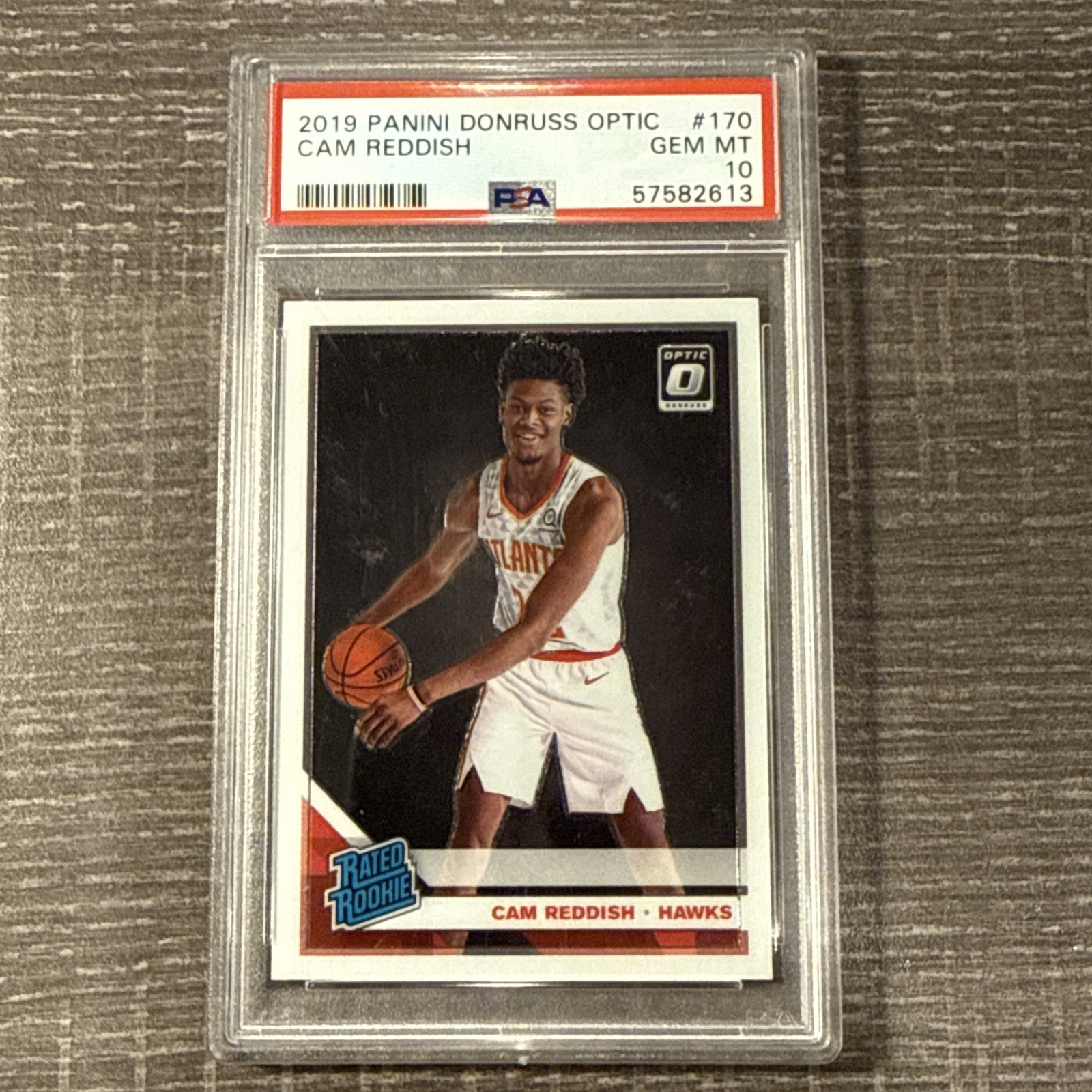 2019-20 Panini Donruss Optic - Rated Rookie Cam Reddish #170 (RC)