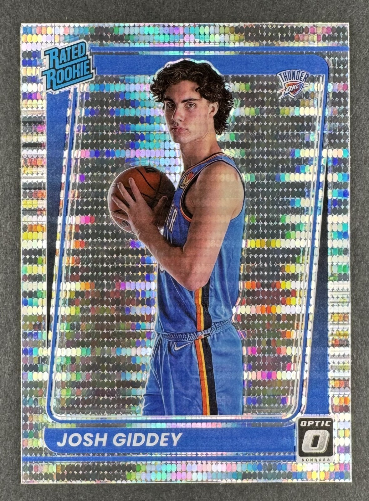 Josh Giddey 2021 Donruss Optic Rated Rookie Target Box Set Pulsar Prizm #152