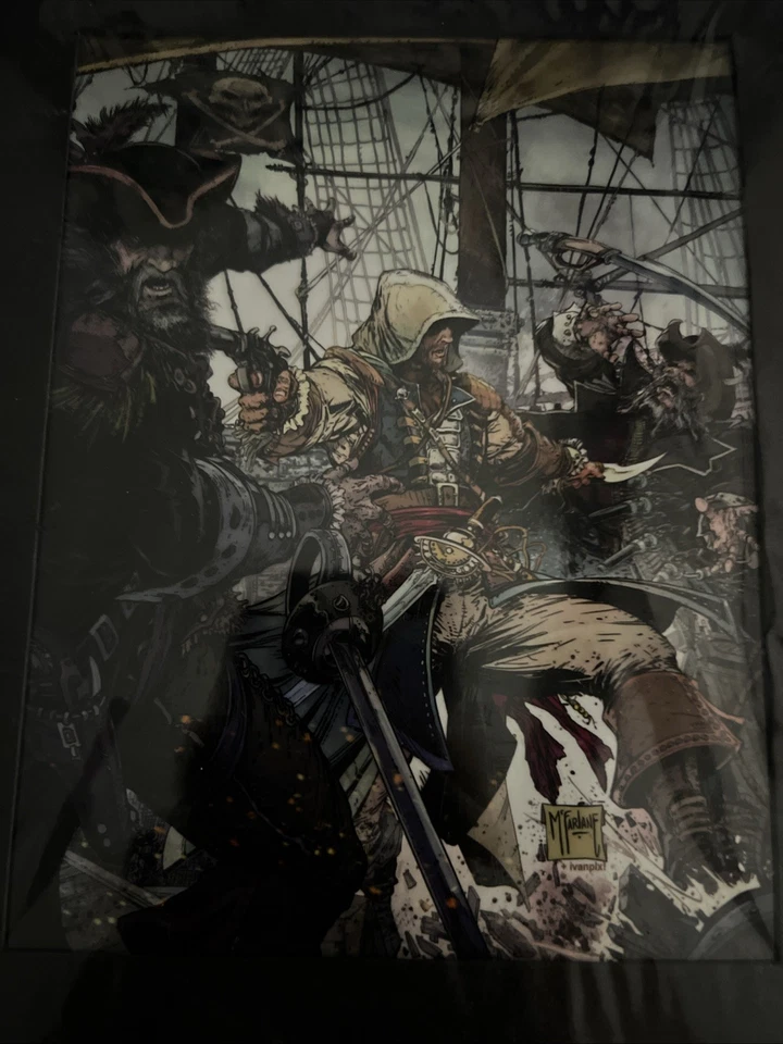 Assassins Creed IV Black Flag Cel Art Limited Edition 1 of 31,500 SEALED w/ Cert - Image 3 of 3