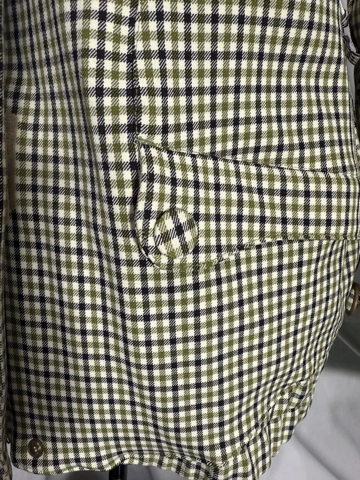 Chaqueta ROXY Mujer Verde Anorak Cuadros Pre-Amada🤍 Foto 4 de 4