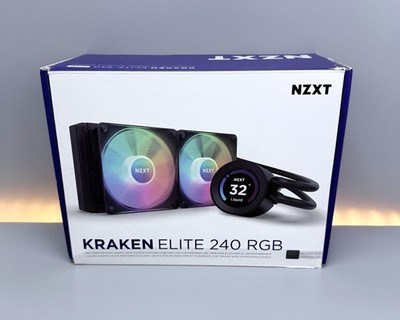 NZXT Kraken Elite 240 RGB 240mm AiO LCD 2x120mm RL-KR24E-B1 - 1700/1851/AM5