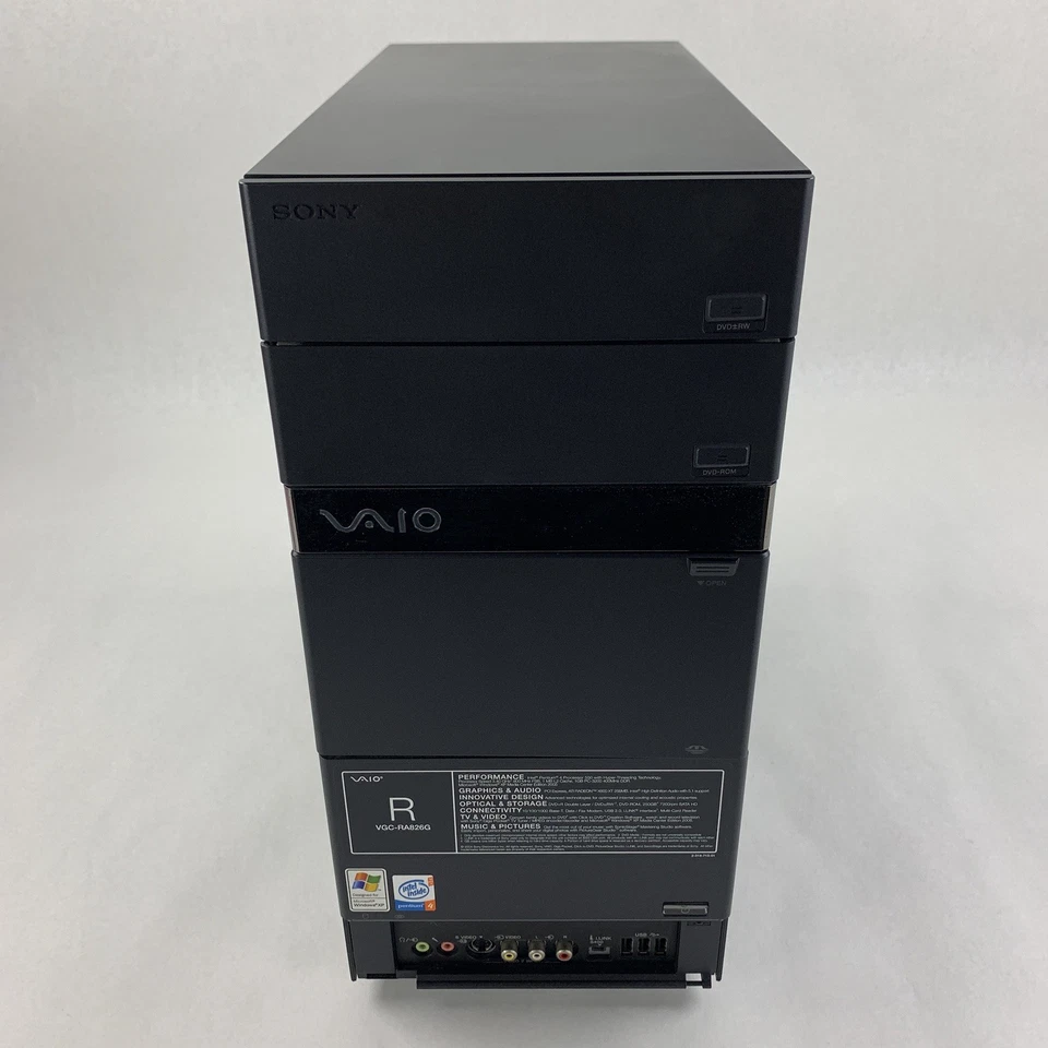 Sony Vaio VGC-RA826G Retro Desktop Pentium 4 3.4 GHz 1 GB Ram No OS No HDD - Image 2 of 4
