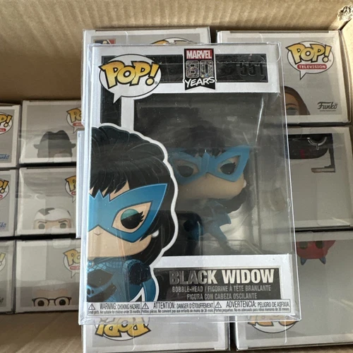 Funko Pop! Marvel - Viuda Negra con Protector Suave #551 (B12)