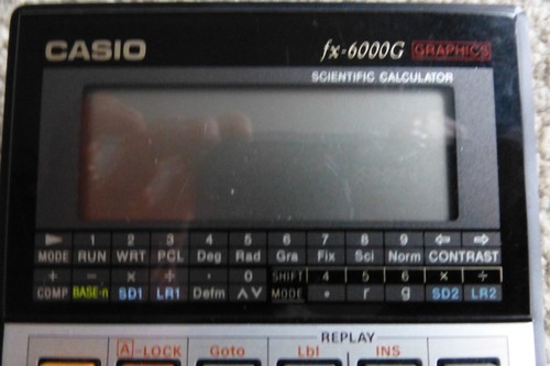 CASIO FX-6000G GRAPHICS BATTERY POWERED SCIENTIFIC CALCULATOR & CASIO CASE - Picture 6 of 10