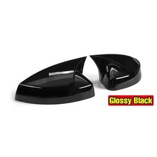 Spiegelkappen Glanz Schwarz Aufkleben Für Audi A3 S3 8V 12–19 Ohne Side Assist