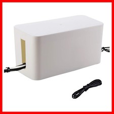 Mini Cable Management Cord Cover Wire Hider Box Concealer Organizer Protector...
