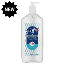 Germ-X Advanced Hand Sanitizer, Moisturizing Gel, 34oz Pump Bottle