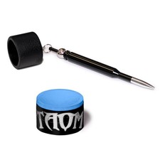 V10 Billiard Pool Cue Premium Chalk Blue With Bullet Chalk Holder Accessory
