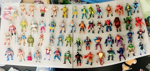 Masters Of The Universe Vintage Lot Of 52 With Accessories Mattel