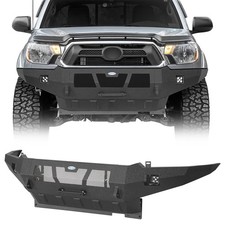 Grizzly Series Full-width Front Bumper W Skid Plate Fit 2012-2015 Toyota Tacoma Grizzly Series Full-width Front Bumper W Skid Plate Fit 2012-2015 Toyota Tacoma