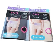 Maidenform Flexees Shapewear Lot of 2 Womens Size Small Boyshort Cooling NEW