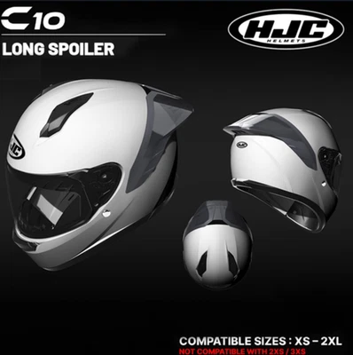 Spoiler long HJC d'origine pour casque moto HJC C10