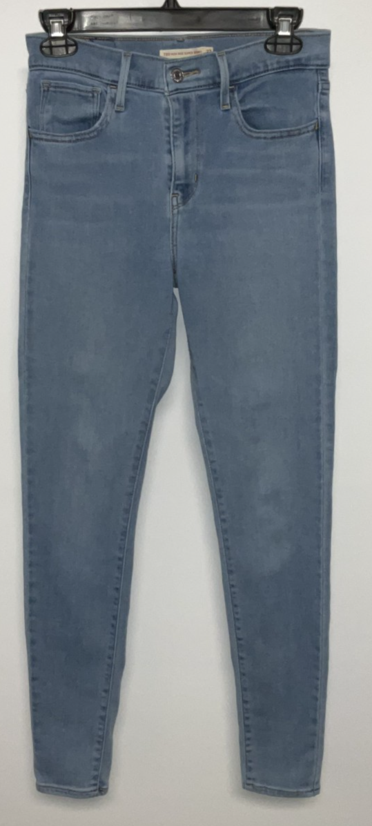 Levis 720 High Rise Super Skinny Jeans Women's 27 Blue