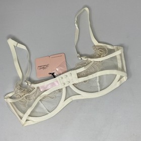 Agent Provocateur Lindie White Bridal Bra 36DD NWT