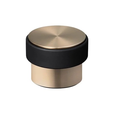 Blomus 66920 4.4 lbs STOP Stainless Steel Door Stop - Brass Metallic Finish -...