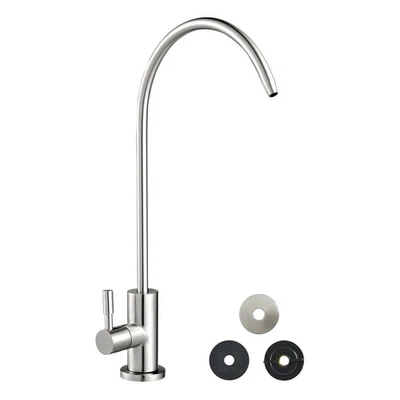 Uimoso Drinking Water Filter Reverse Osmosis Faucet Lead-Free Brushed Nickel