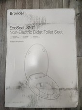 BRONDELL S101 Ecoseat Non  Electric Bidet Seat - ROUND   White