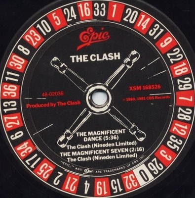 THE CLASH 4 Club Remixes VINYL ONLY 1981: Magnificent Dance +Mix, Call Up +Mix