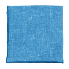 New Fiori Di Lusso Blue Melange Pocket Square - x 12" - FL7191712 