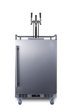 Summit SBC683OSTRIPLE 24"W 5.6 Cu. Ft. - Stainless Steel