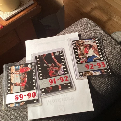 1998 UPPER DECK MICHAEL JORDAN MJ TIMEFRAME 3 CARD LOT
