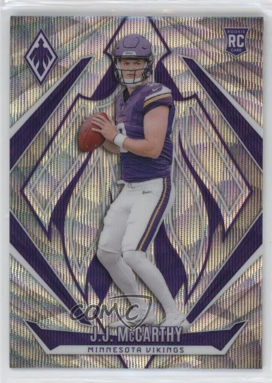 2024 Panini Phoenix Rookies Wave JJ McCarthy #185 Rookie RC 1gt1