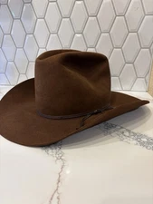 Vintage Sheplers Mustang Open Road Style Rancher Cowboy Western Hat Size 7