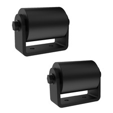 Slide Gate Guide Roller Heavy Duty 3" Hard Nylon 2 Pack C Post Welded Bracket