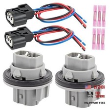 2 Set Turn Signal Light Socket and Wire Harness Fit for Honda Civic CR-V