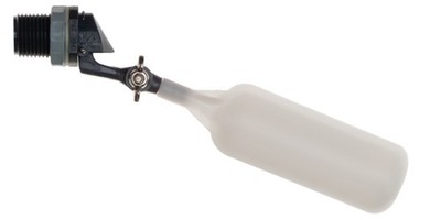 Kerick Valve MA052 PVC Mini Float Valve, Tank Mount, Adjustable Arm, 1.5 gpm ...