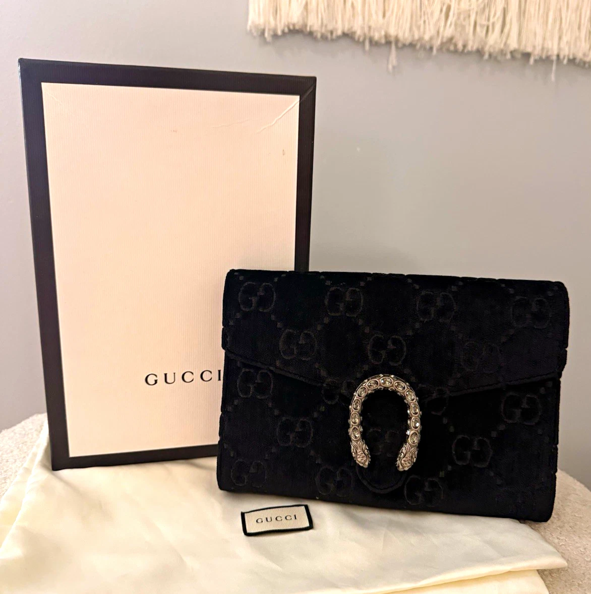 Gucci Velvet Exterior Bags & Handbags for Women for sale | eBay