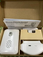 Wireless Doorbell Welcome Chime Alarm System Infrared Motion Sensor for Store