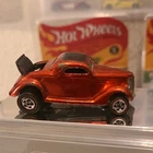 Hot Wheels Classic '36 Ford Coupe Red Black Restored Car 1:64 Opening Trunk