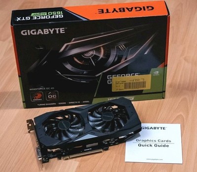 GIGABYTE GeForce GTX 1650 D6 WINDFORCE OC 4G (rev. 2.0) 4GB GDDR6 Grafikkarte