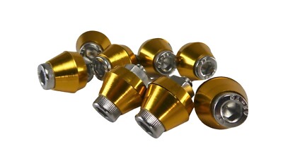  Schraubensatz gold für Dax Monkey Felgen 6  x 20 mm auch für andere  Zwecke