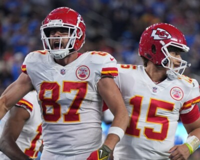 Kansas City Chiefs Pat Mahomes Travis Kelce 8x10 Photo NFL Football Print #3