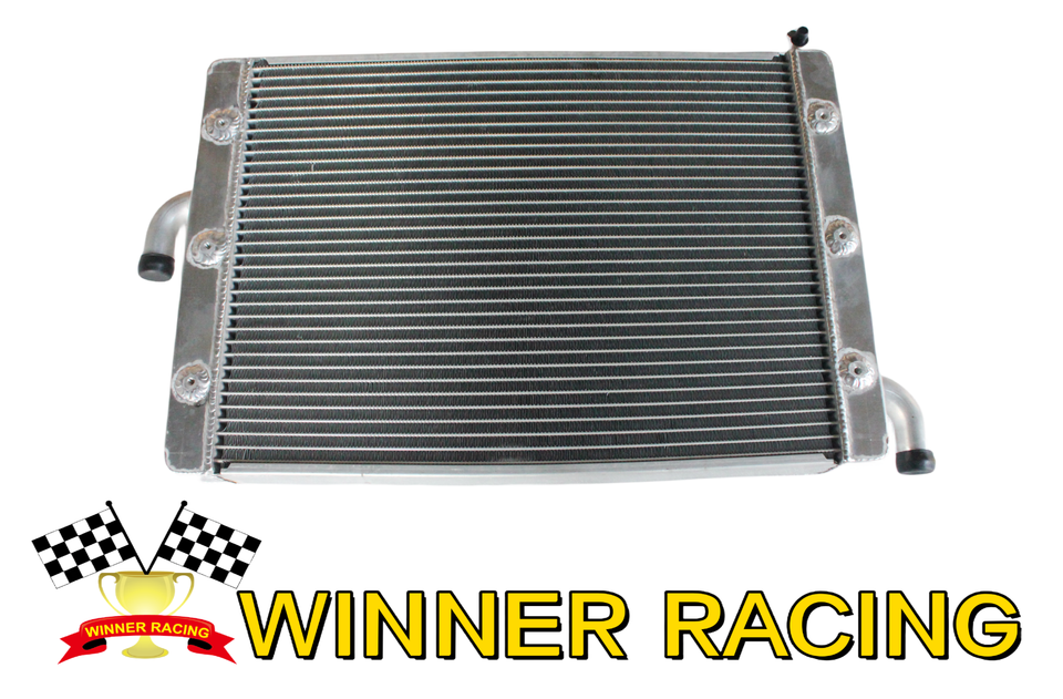 Aluminum Radiator & Auxiliary Radiator Kit For Polaris RZR XP4 Turbo 2017-2021 (Front Mount, Silver) - View #2