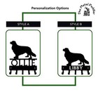 Cavalier King Charles Spaniel Dog Personalized Key Holder and Leash Hanger – 5 H