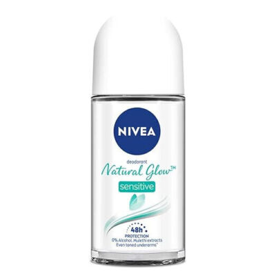 Nivea Women Deodorant Roll On, Whitening Sensitive, for 48h Protection, 50ml
