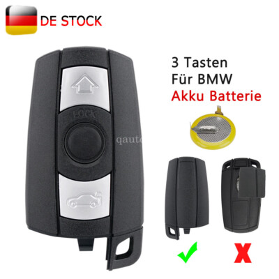 Schlüssel Gehäuse Akku Funk Fernbedienung Für BMW E90 E91 E92 E84 E60 E61 E70