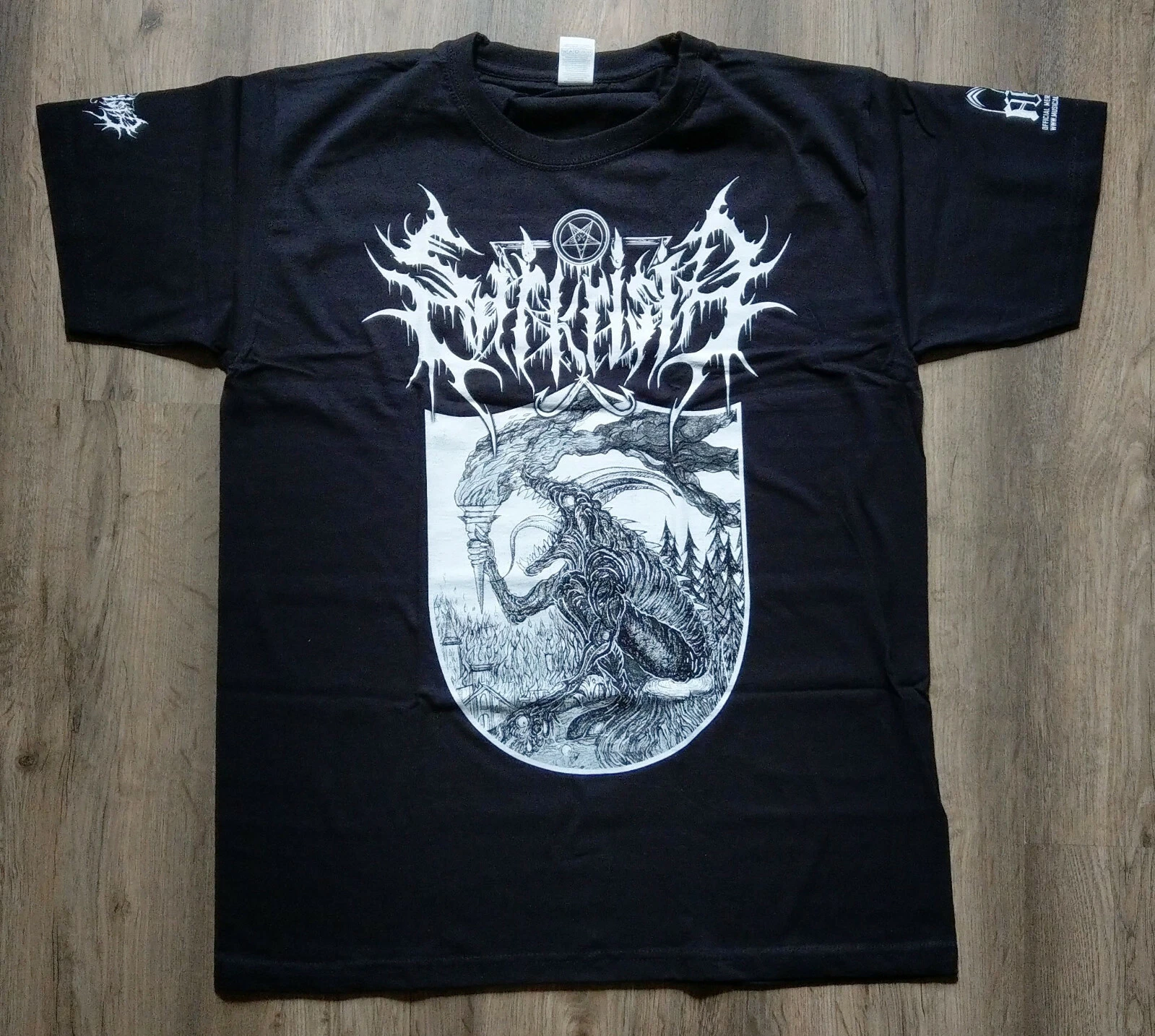 SARKRISTA - Black Devouring Flames (T-Shirt / Longsleeve / Sleeveless)