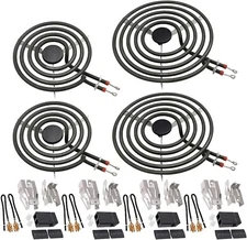 Electric Range Burner Element Unit Set MP15YA 6",MP21YA 8" for Whirlpool/Kenmore