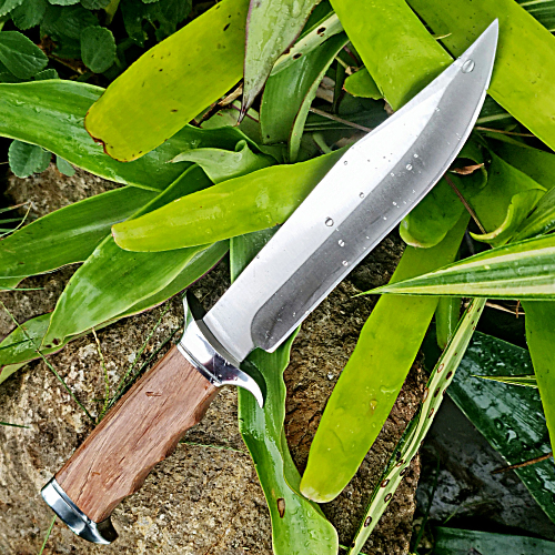 COLUMBIA Fixed Blade Knife Large Bowie Military Camping Hunting