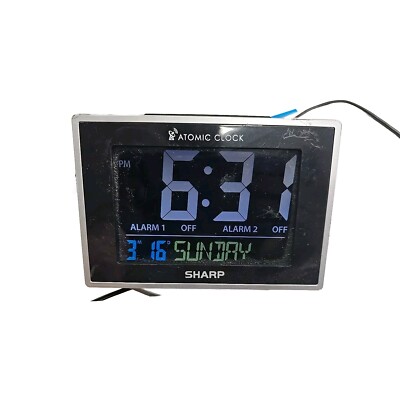 Digital Atomic Clock by Sharp ~ SPC569