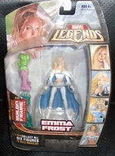 MARVEL LEGENDS - EMMA FROST - BAF ANNIHILUS FIGURE - PACKAGE DAMAGE